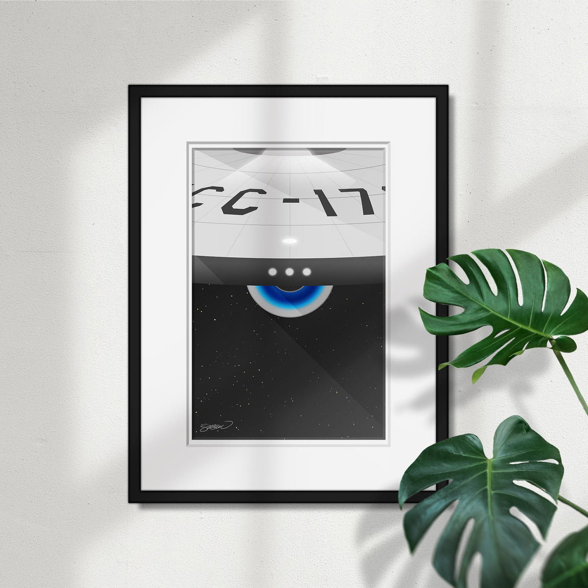 Minimalist Enterprise Fine Art Print