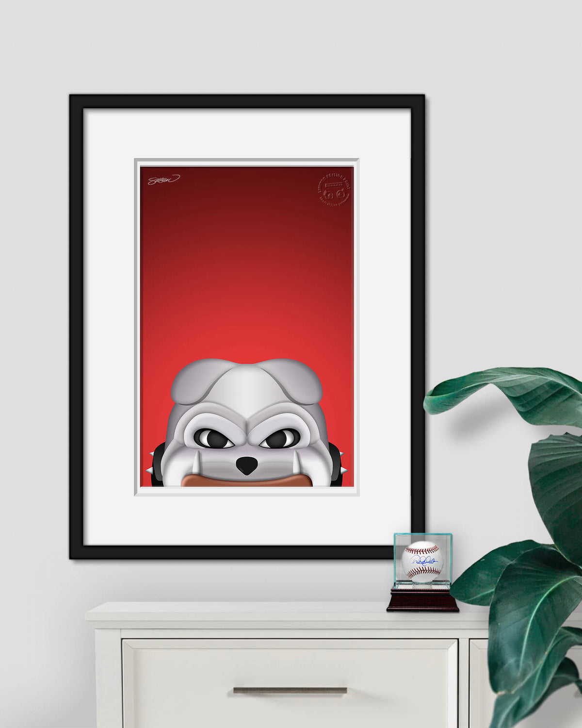 Minimalist Hairy Dawg Limited Edition Fine Art Print