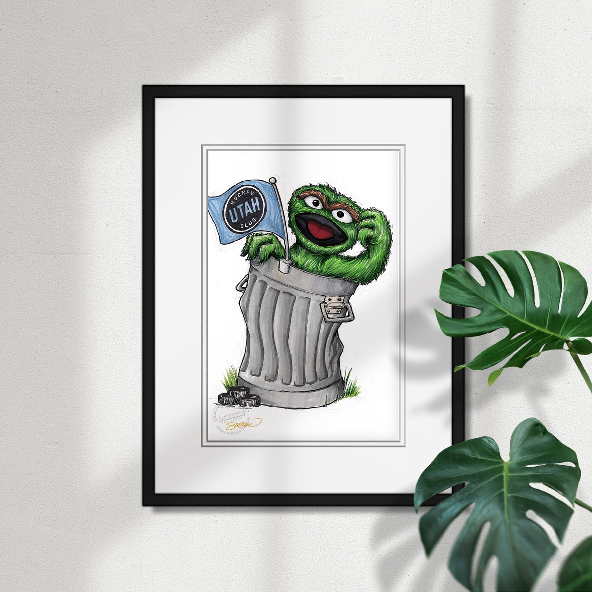 Oscar Rep Your Colours x NHL Utah Limited Edition Fine Art Print
