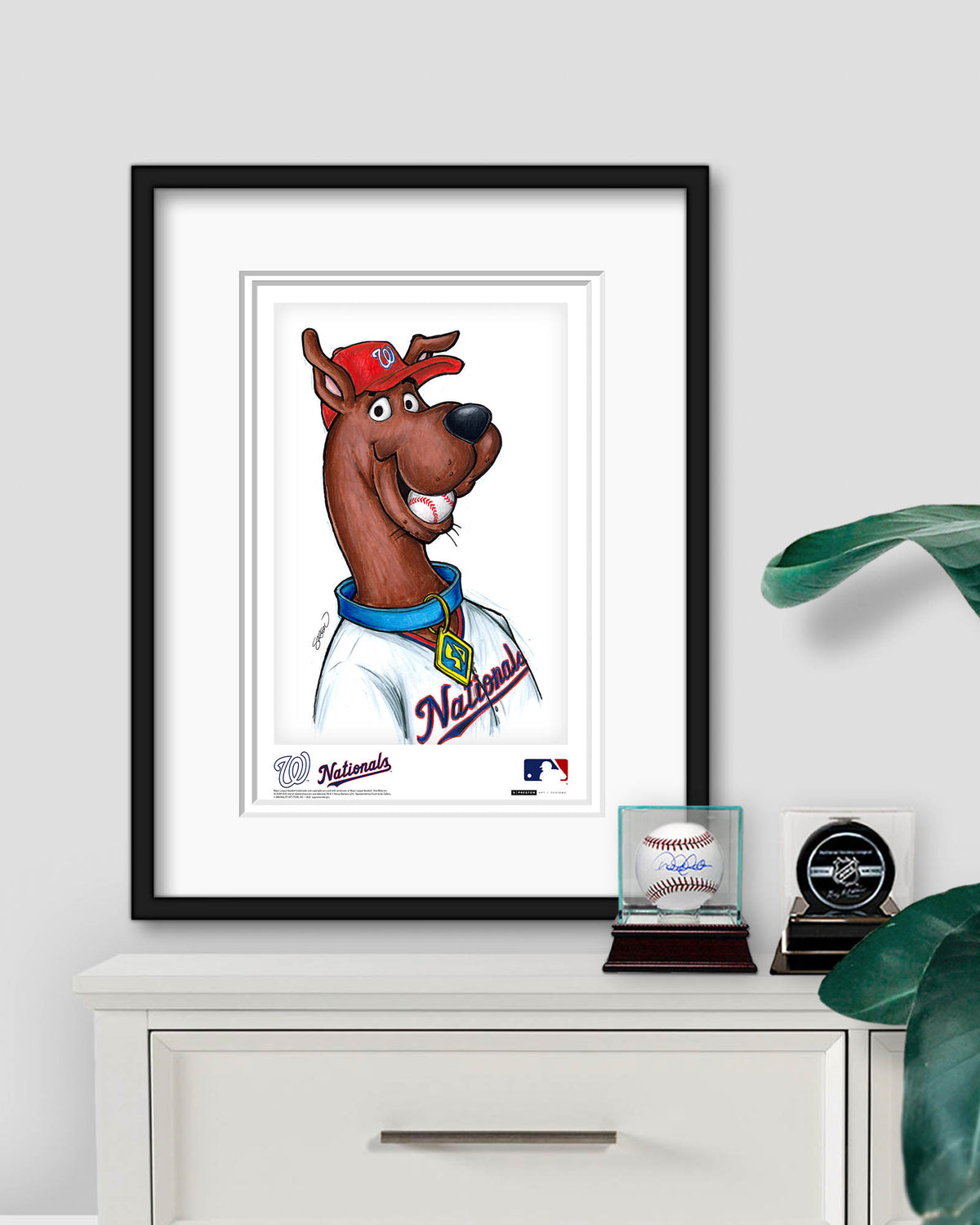 Scooby Doo x MLB Nationals Limited Edition Art Print