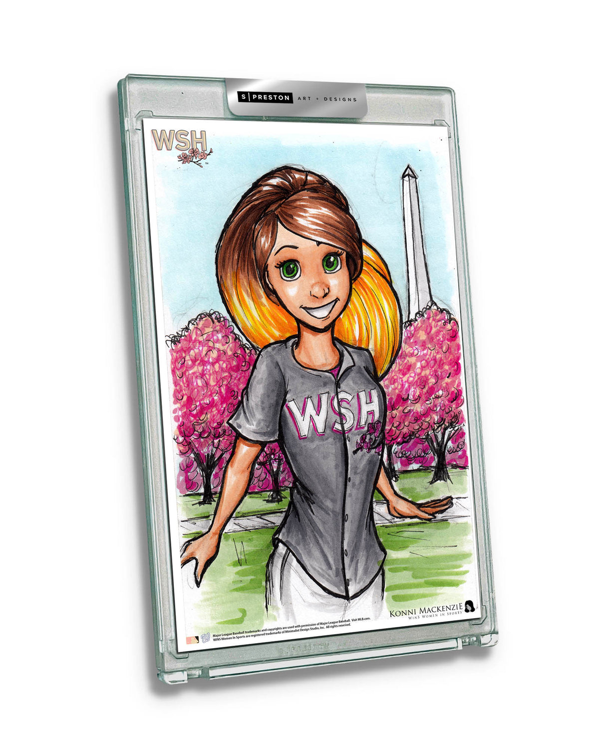 WinS® Washington Nationals City Connect - Konni Mackenzie Art Card Slab
