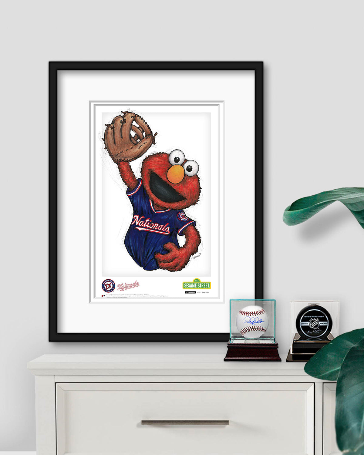 ELMO x MLB Nationals Limited Edition Art Print