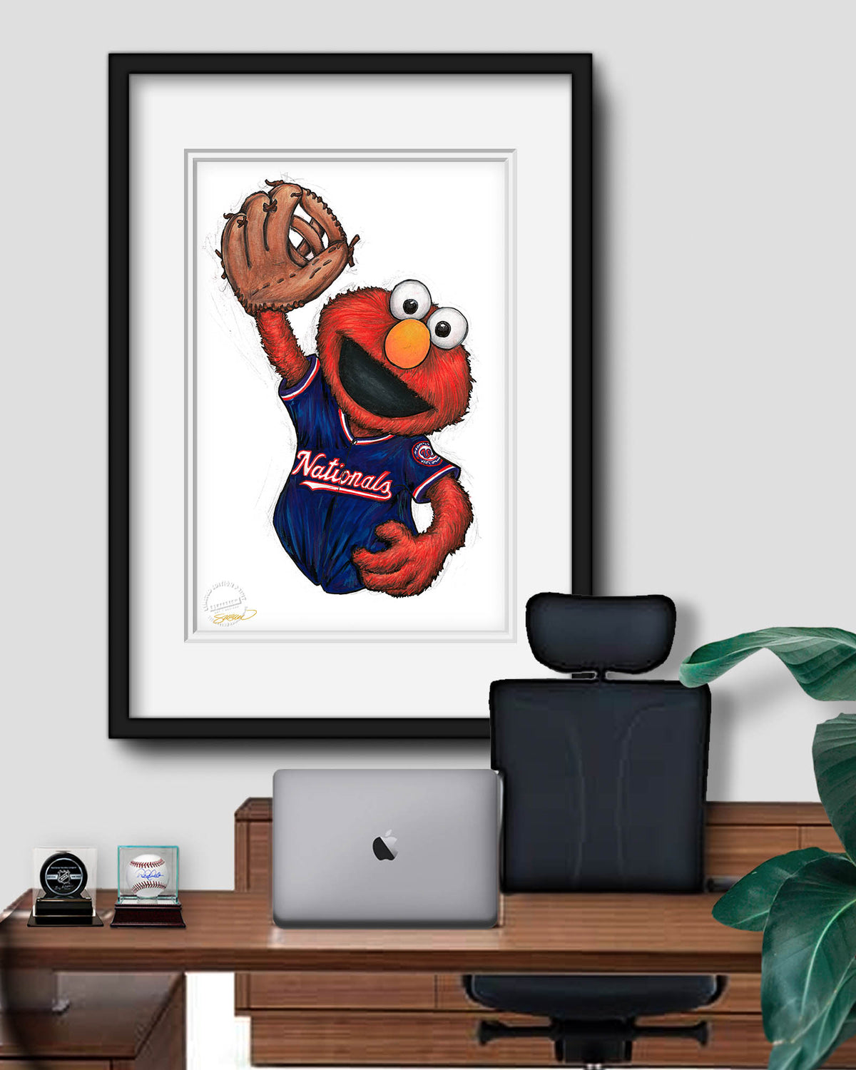 ELMO x MLB Nationals Limited Edition Fine Art Print