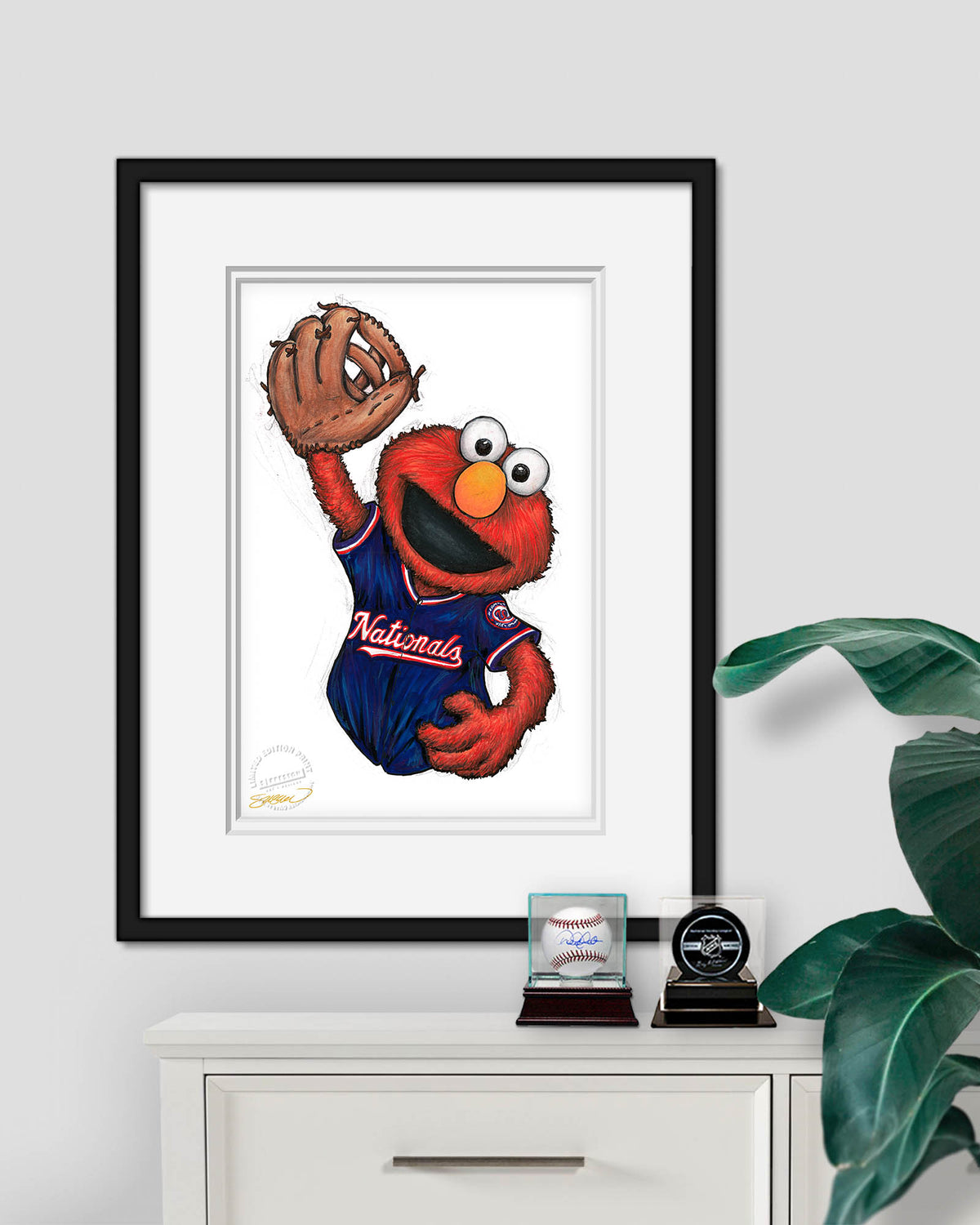 ELMO x MLB Nationals Limited Edition Fine Art Print