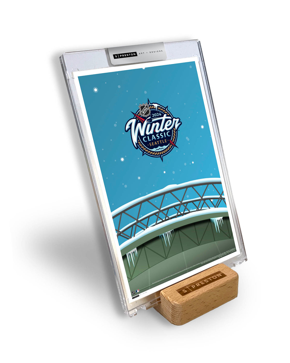2024 NHL Winter Classic Sketch Limited Edition Art Card Slab