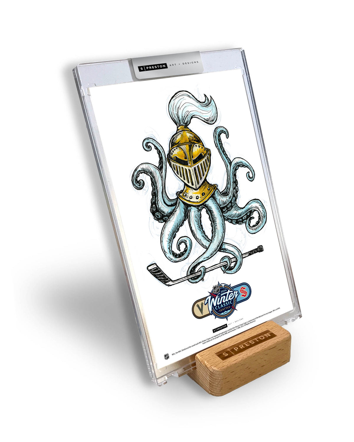 2024 NHL Winter Classic Sketch Limited Edition Art Card Slab