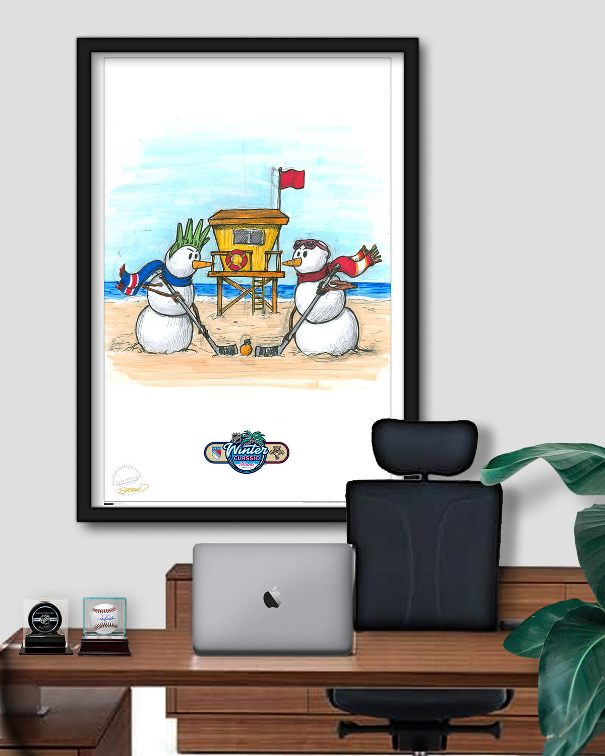 2026 NHL Winter Classic Sketch Limited Edition Art Prints