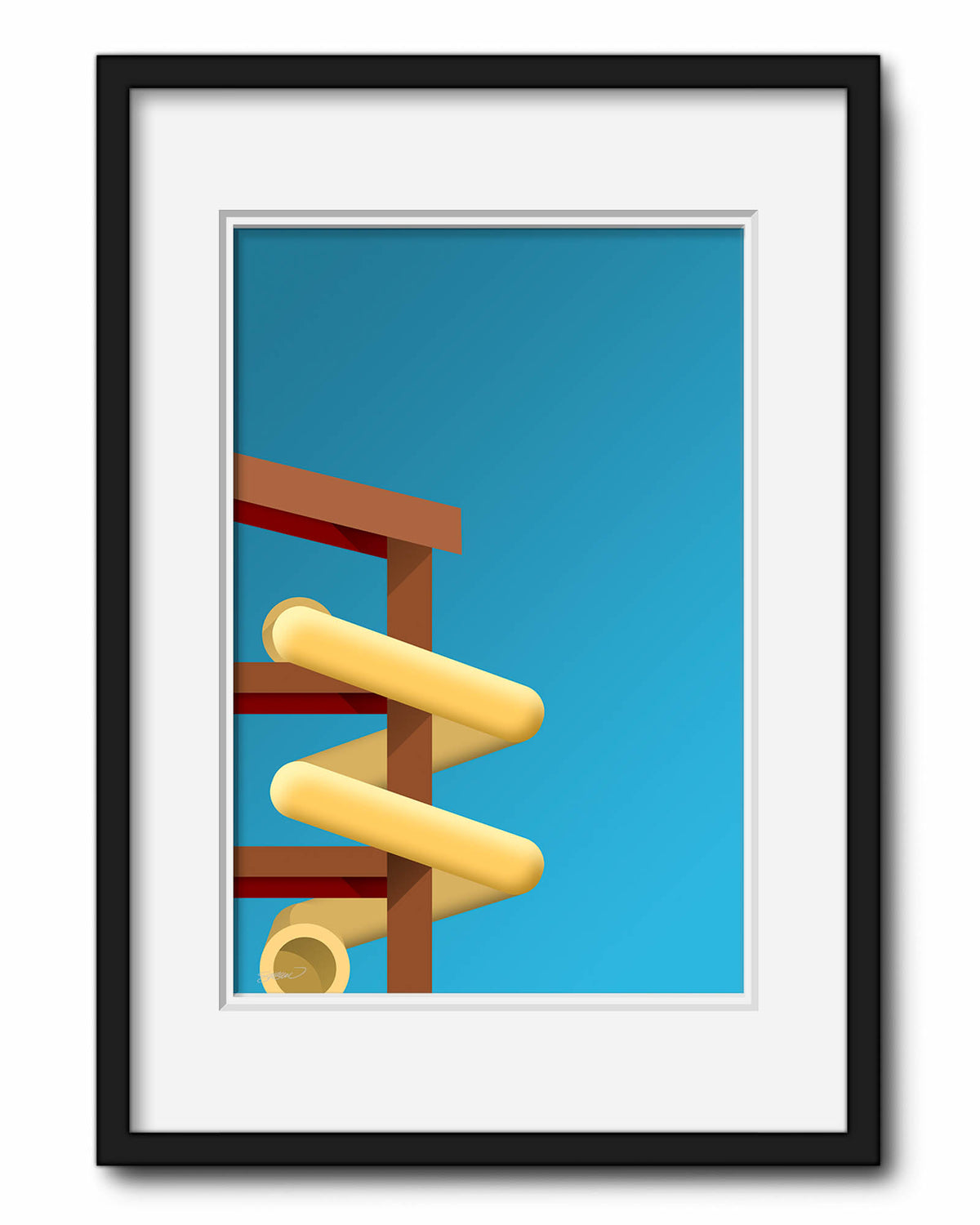 Minimalist Fox Cities Stadium Art Print