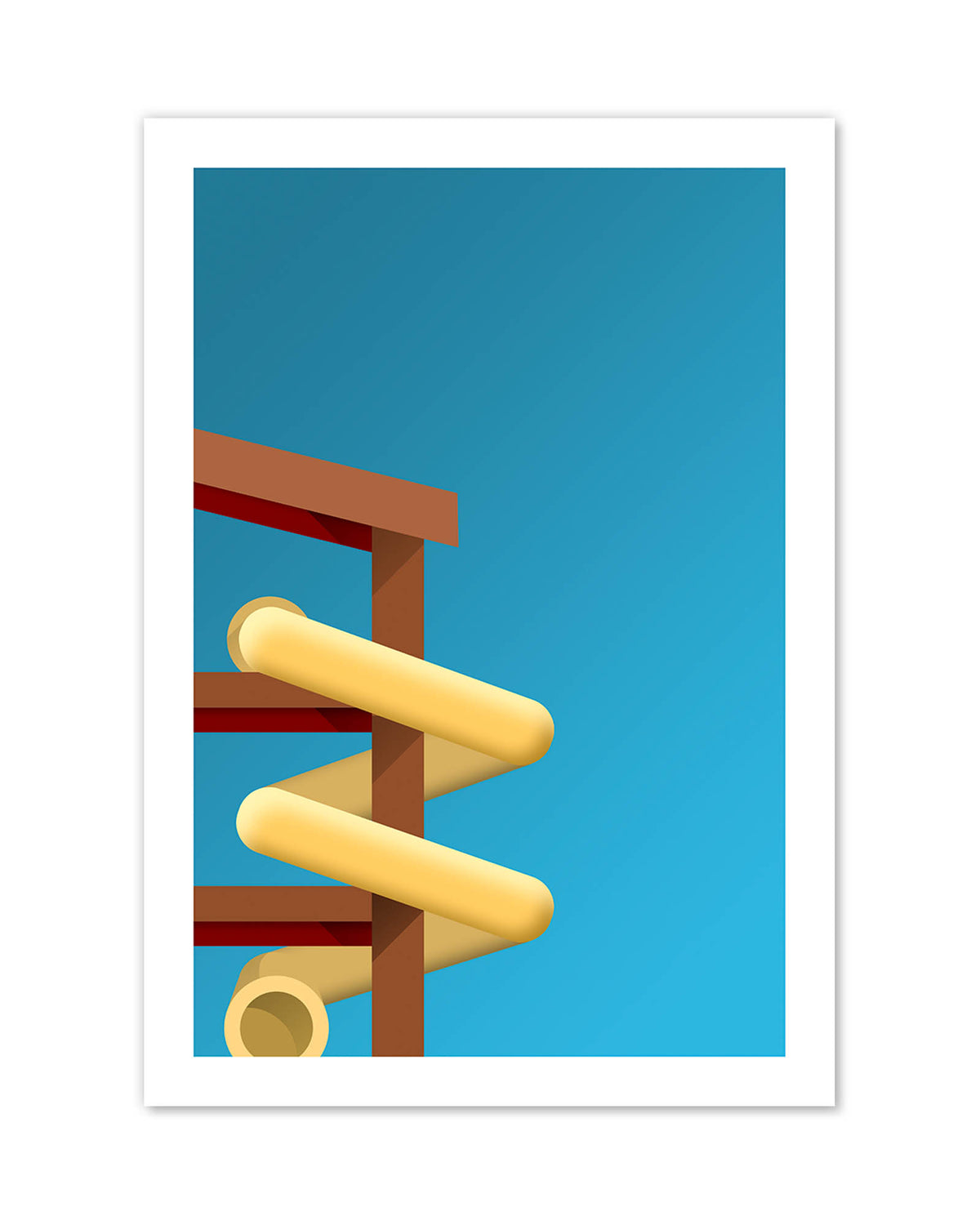 Minimalist Fox Cities Stadium Art Print