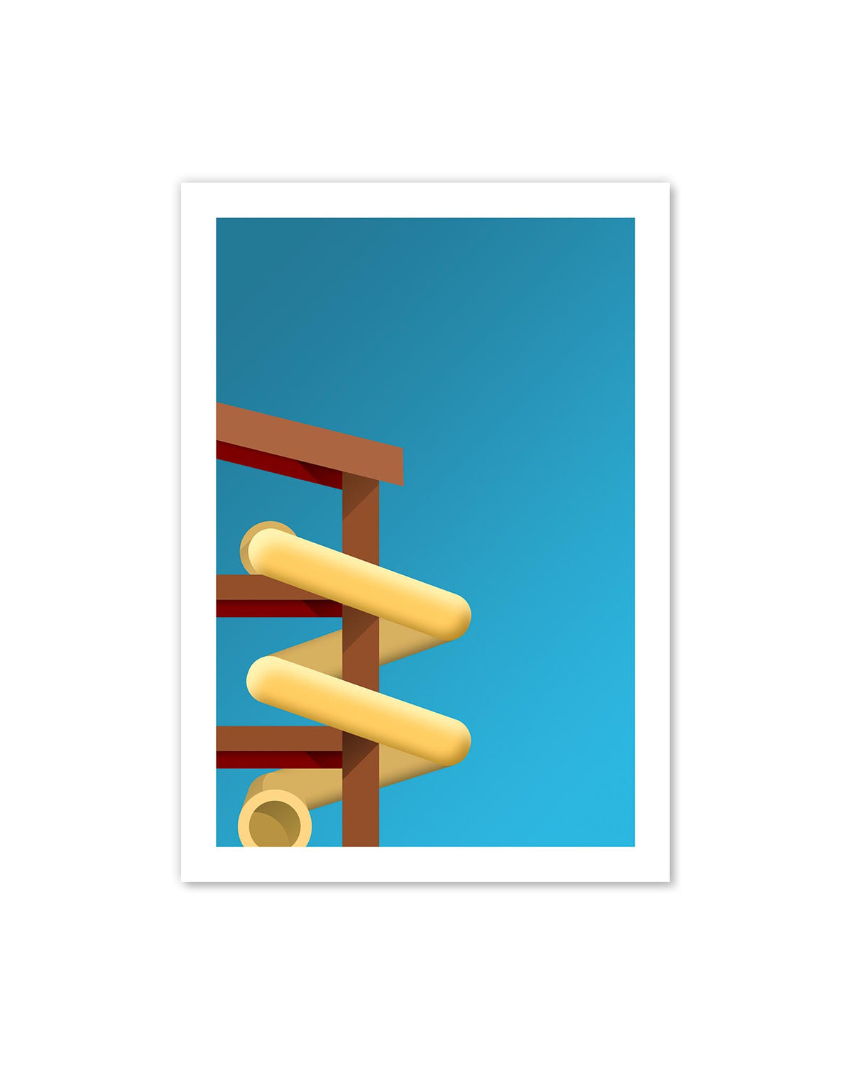 Minimalist Fox Cities Stadium Art Print