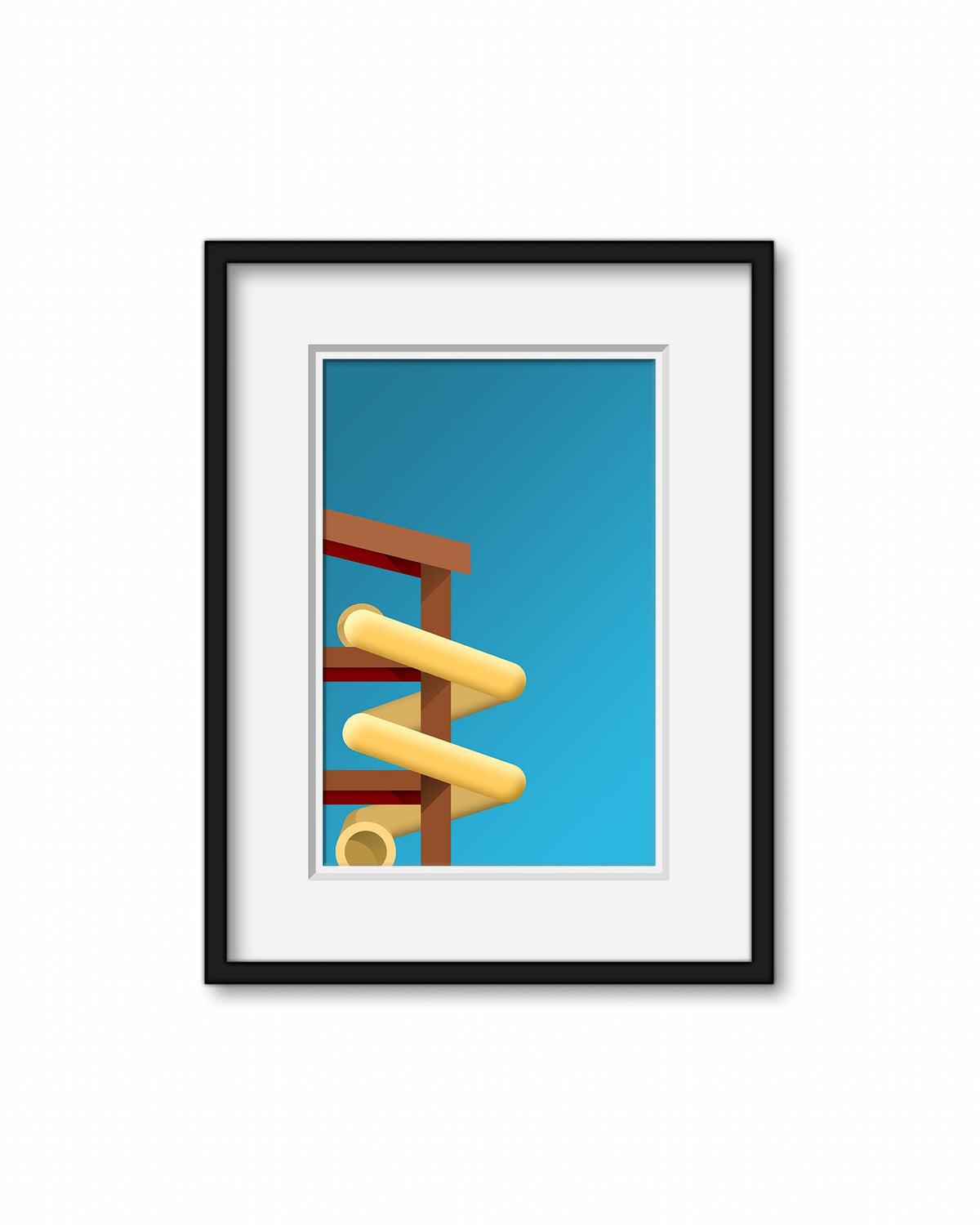 Minimalist Fox Cities Stadium Art Print
