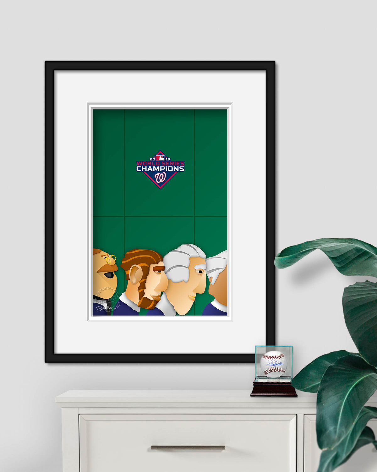 Minimalist Nationals Park - World Series 2019 Variant