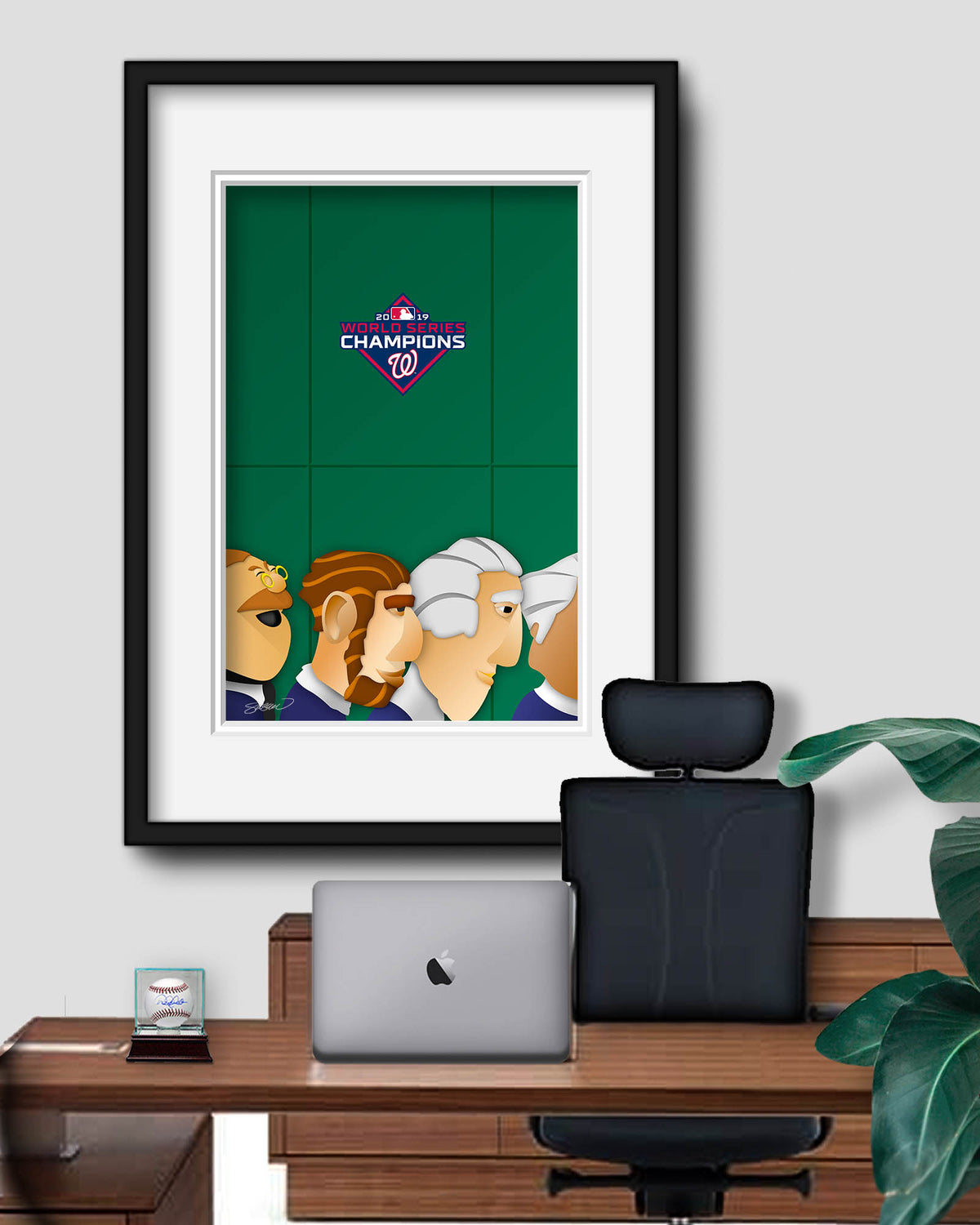 Minimalist Nationals Park - World Series 2019 Variant