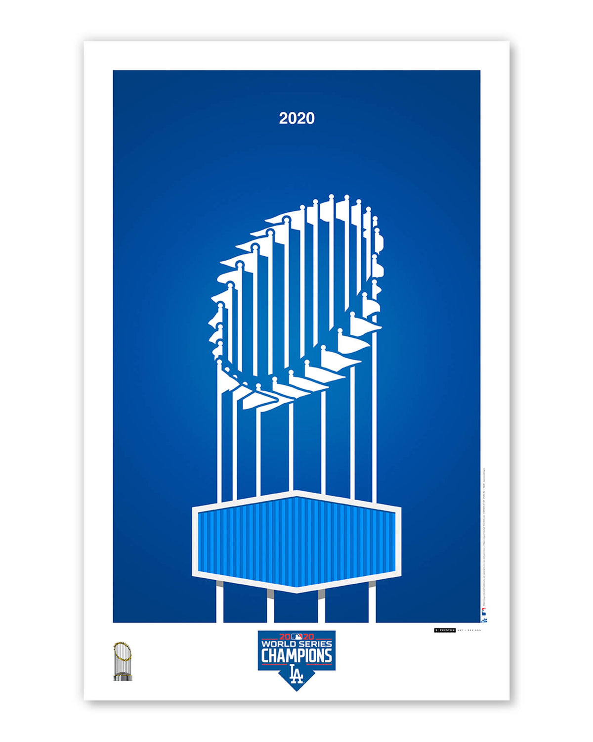 Minimalist World Series 2020 Art Print