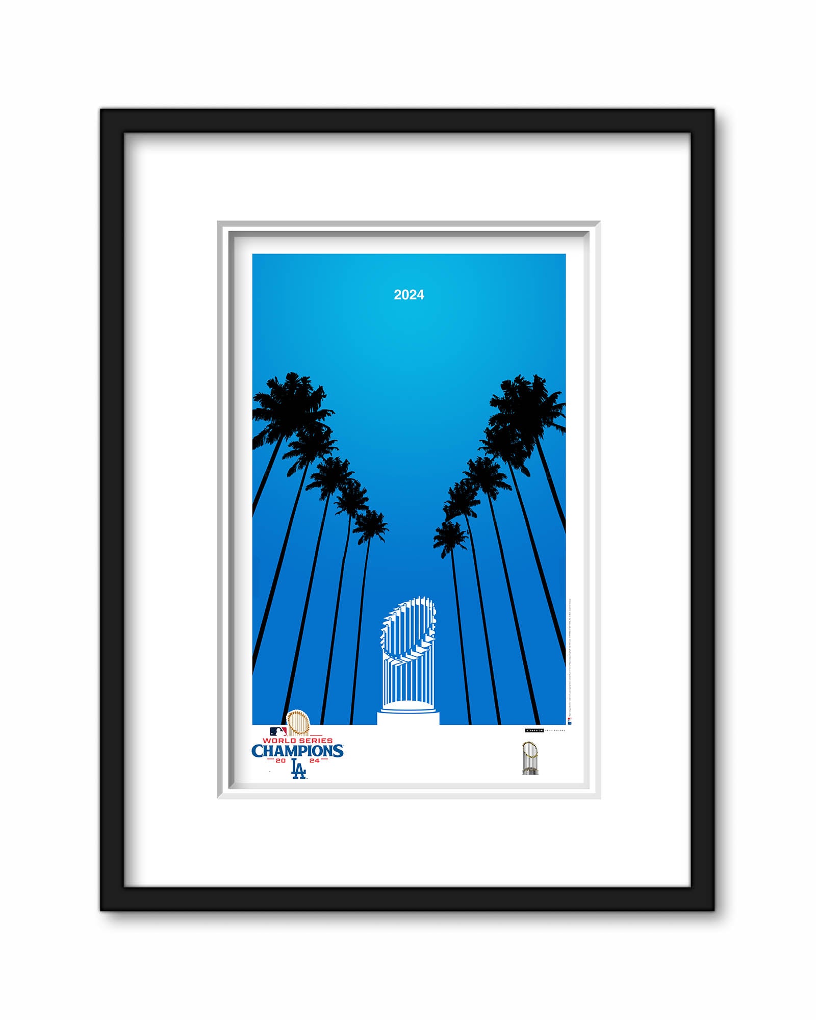 Minimalist World Series 2024 Limited Edition Print Los Angeles