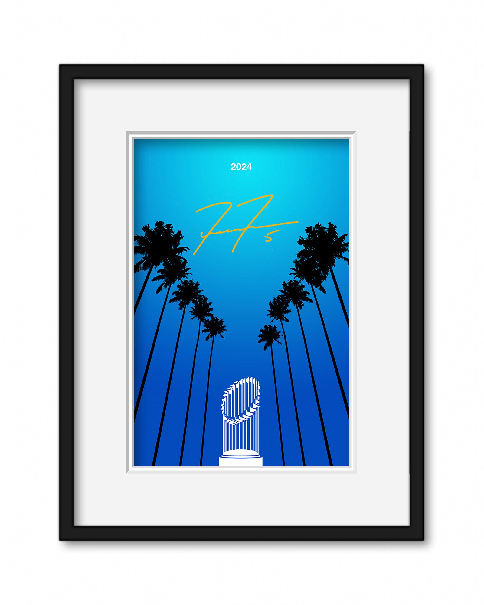 Minimalist World Series 2024 Limited Edition Print Los Angeles