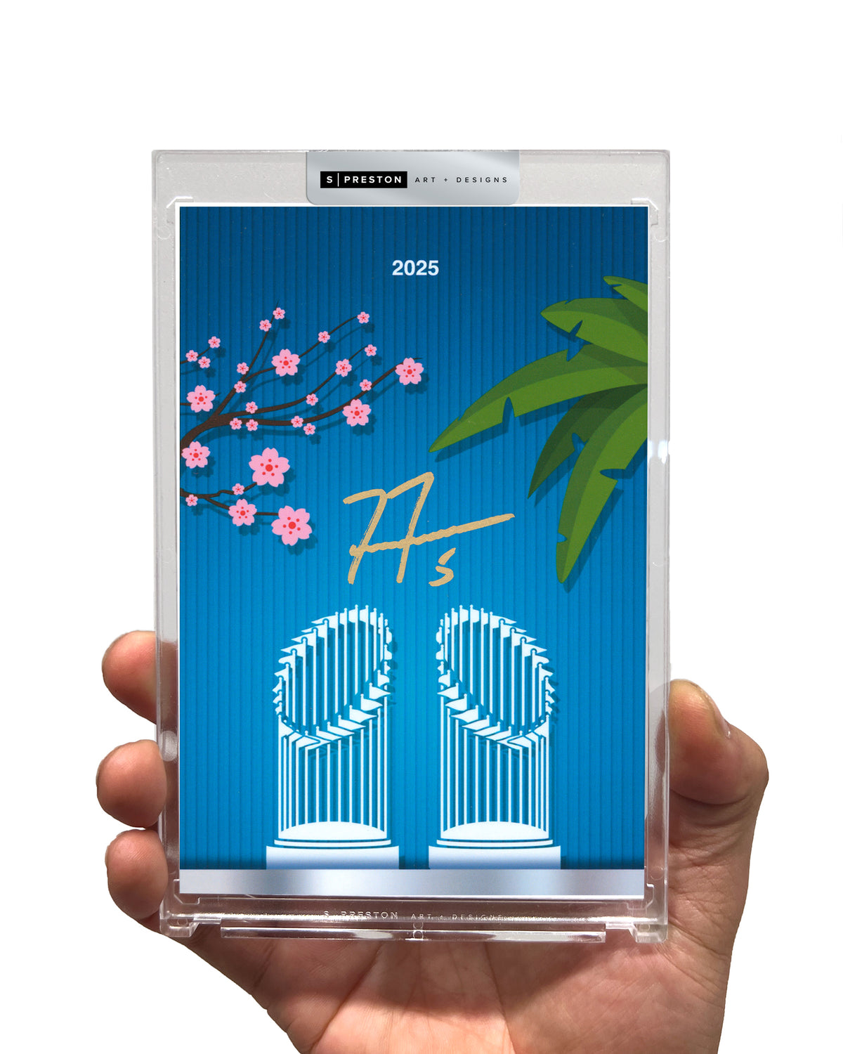 Minimalist World Series 2025 - Freddie Freeman Autograph Slab - Authenticated