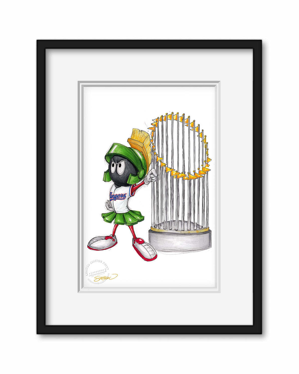 World Series Marvin The Martian 2023 Limited Edition Fine Art Print