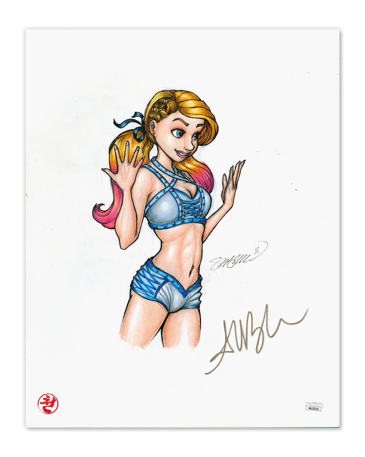 Little Miss Bliss - Alexa Bliss Original Autographed Art