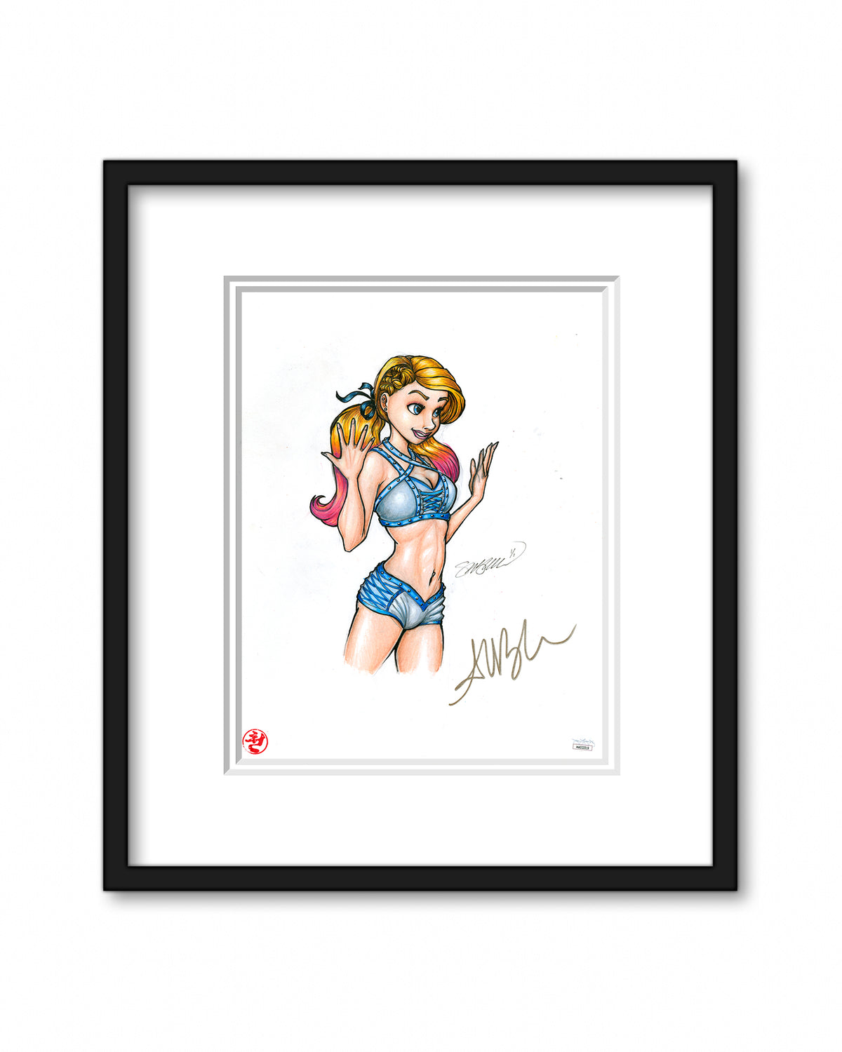 Little Miss Bliss - Alexa Bliss Original Autographed Art