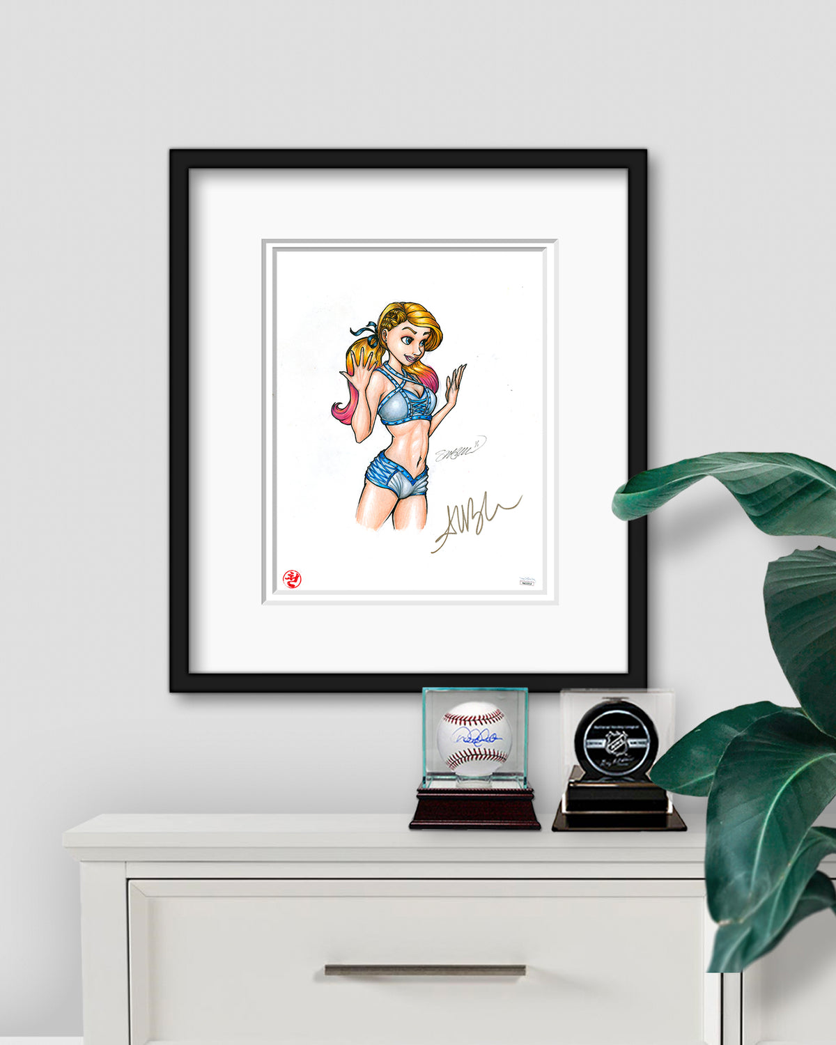 Little Miss Bliss - Alexa Bliss Original Autographed Art