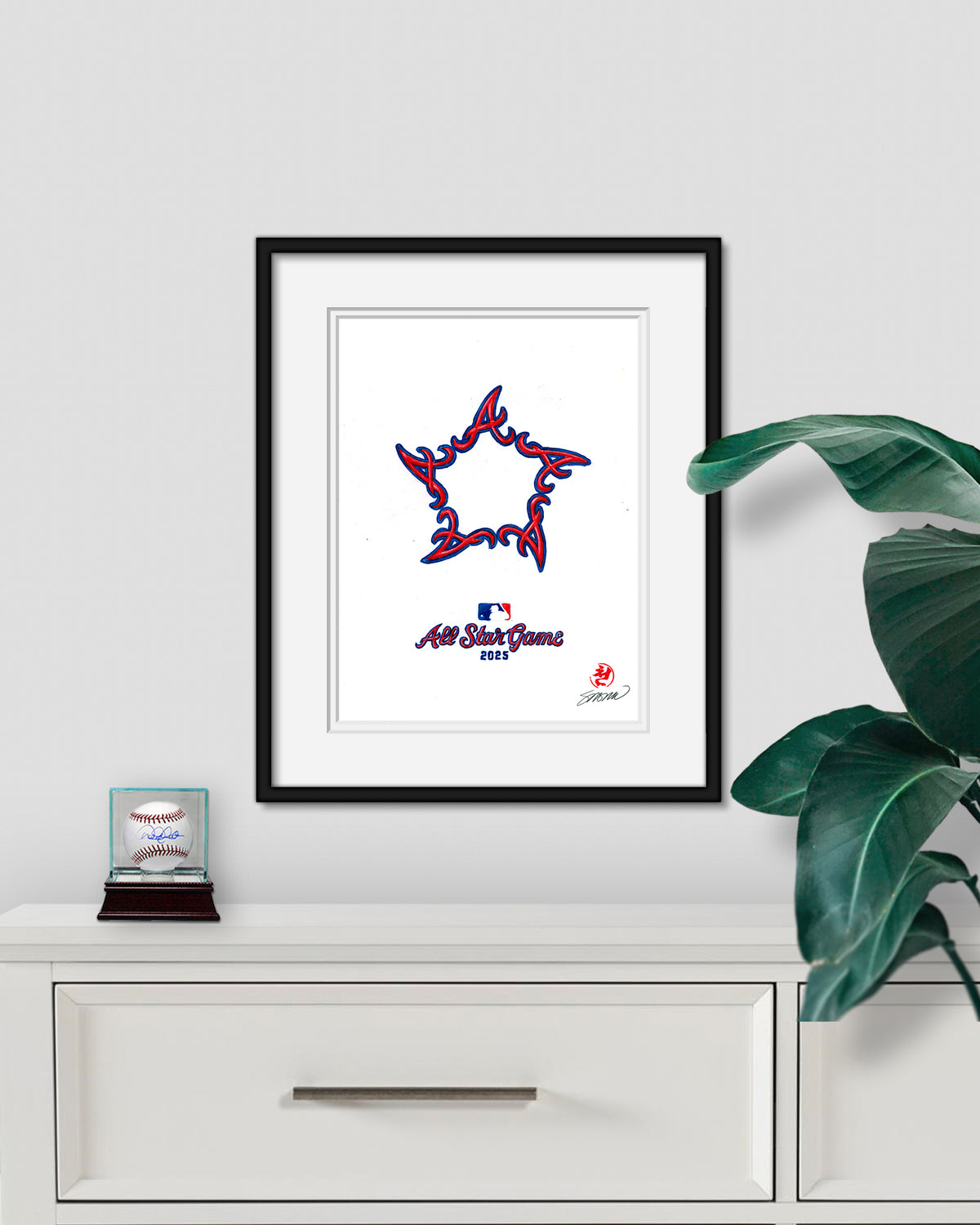 2025 MLB All Star Game Original Artwork