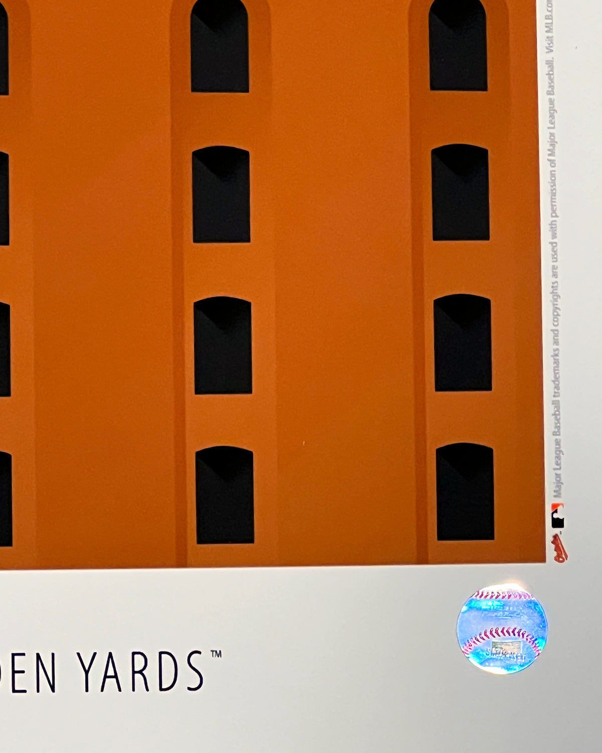 Minimalist Camden Yards Print - Corbin Burnes Autographed