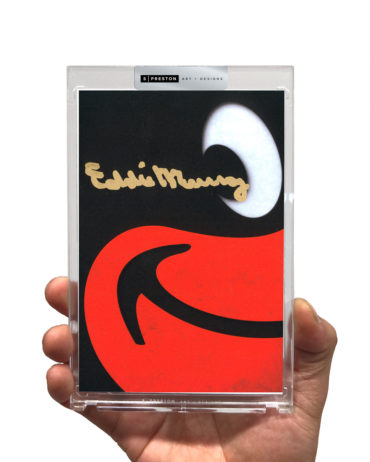 Minimalist Baltimore Orioles Logo - Eddie Murray Autograph Slab - Authenticated