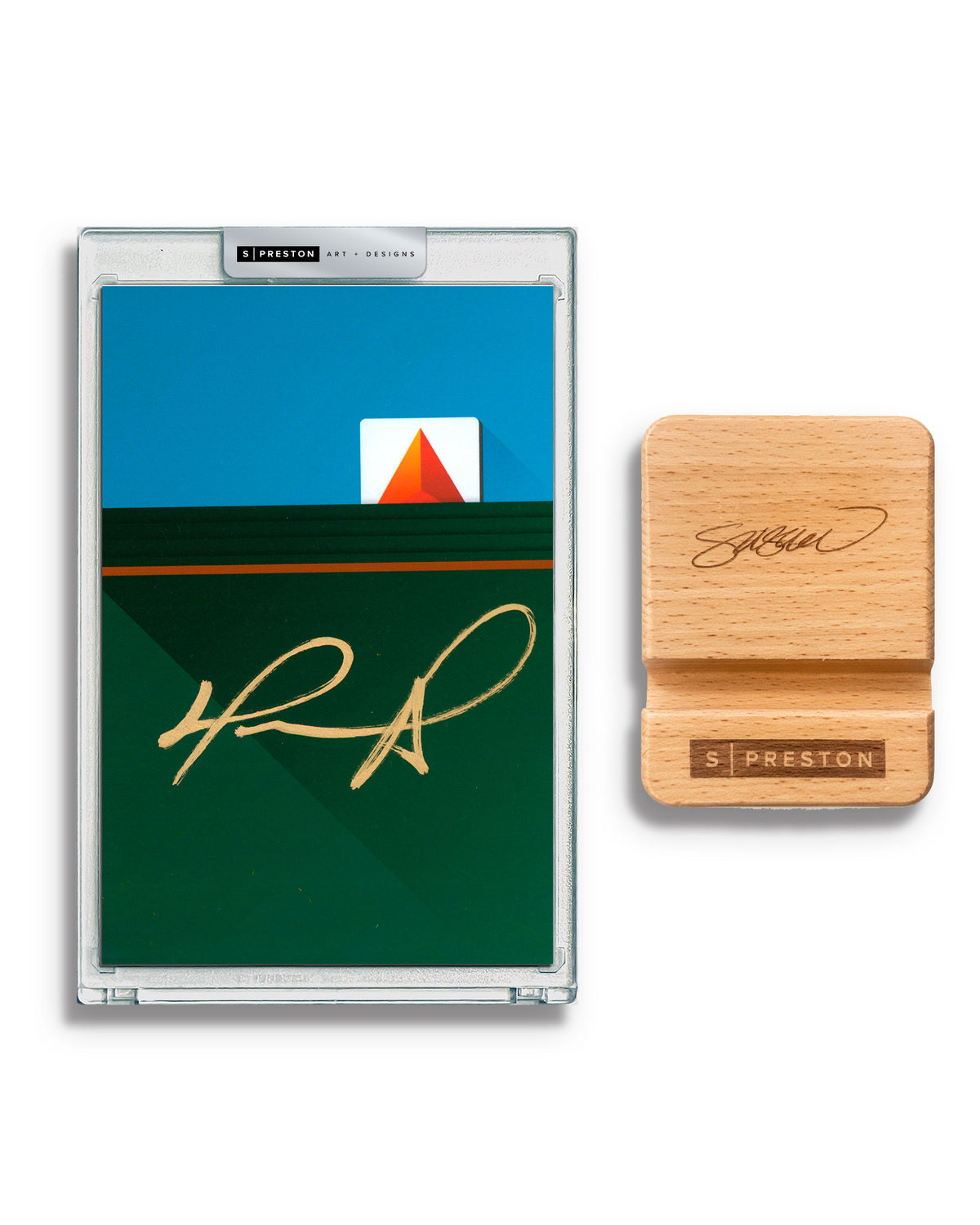 Minimalist Fenway Park - David Ortiz Autograph Slab - Authenticated
