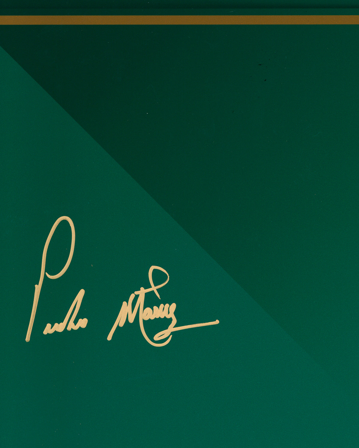 Minimalist Fenway Park - Pedro Martinez Autographed - Poster Print - Authenticated