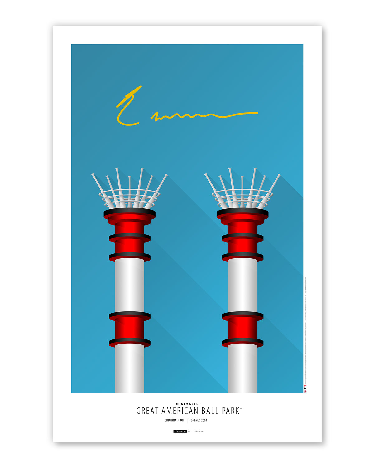 Elly De La Cruz Autographed Poster & Slab PRE SALE - Authenticated