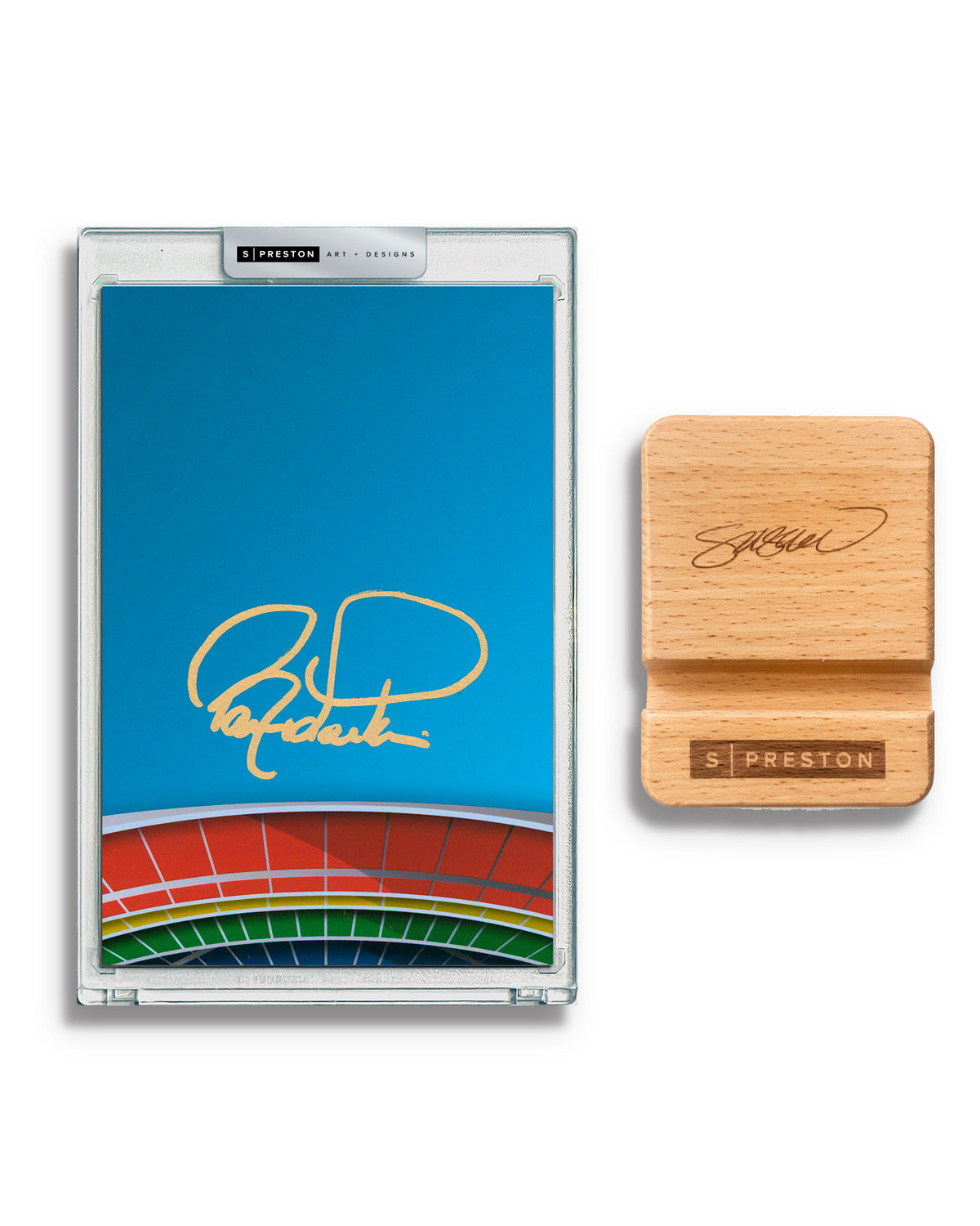 Minimalist Riverfront Stadium -Barry Larkin Autograph Slab - Authenticated