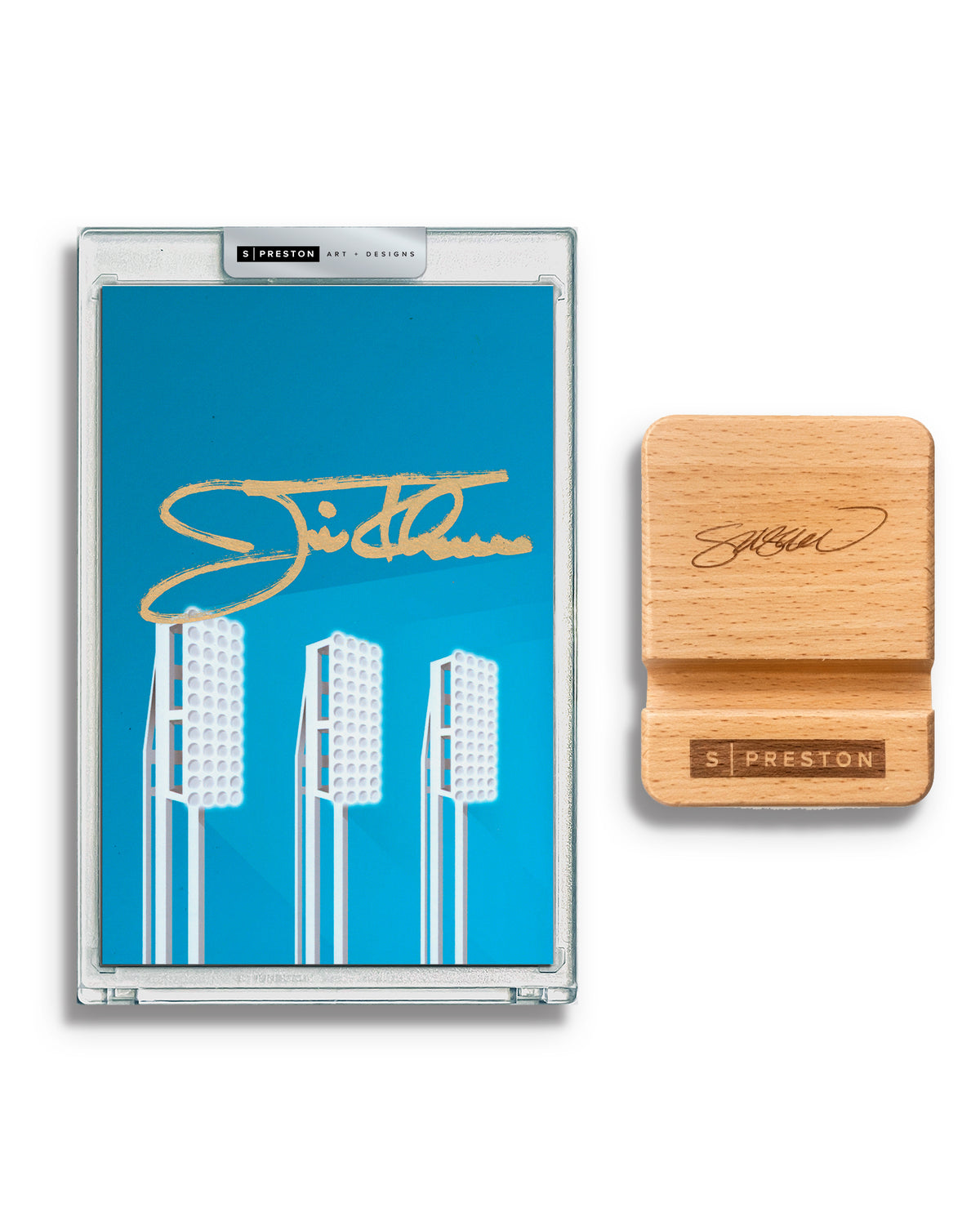 Minimalist Jacobs Field - Jim Thome Autograph Slab - Authenticated