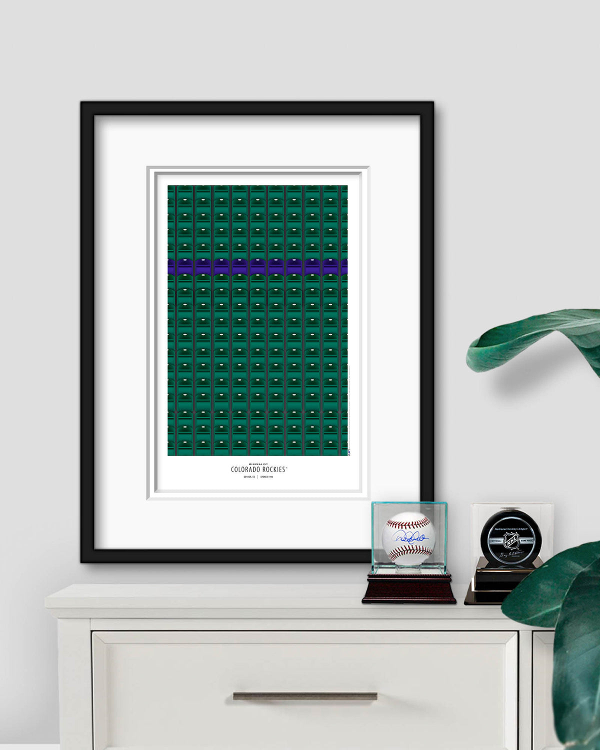 Minimalist Coors Field Art Print