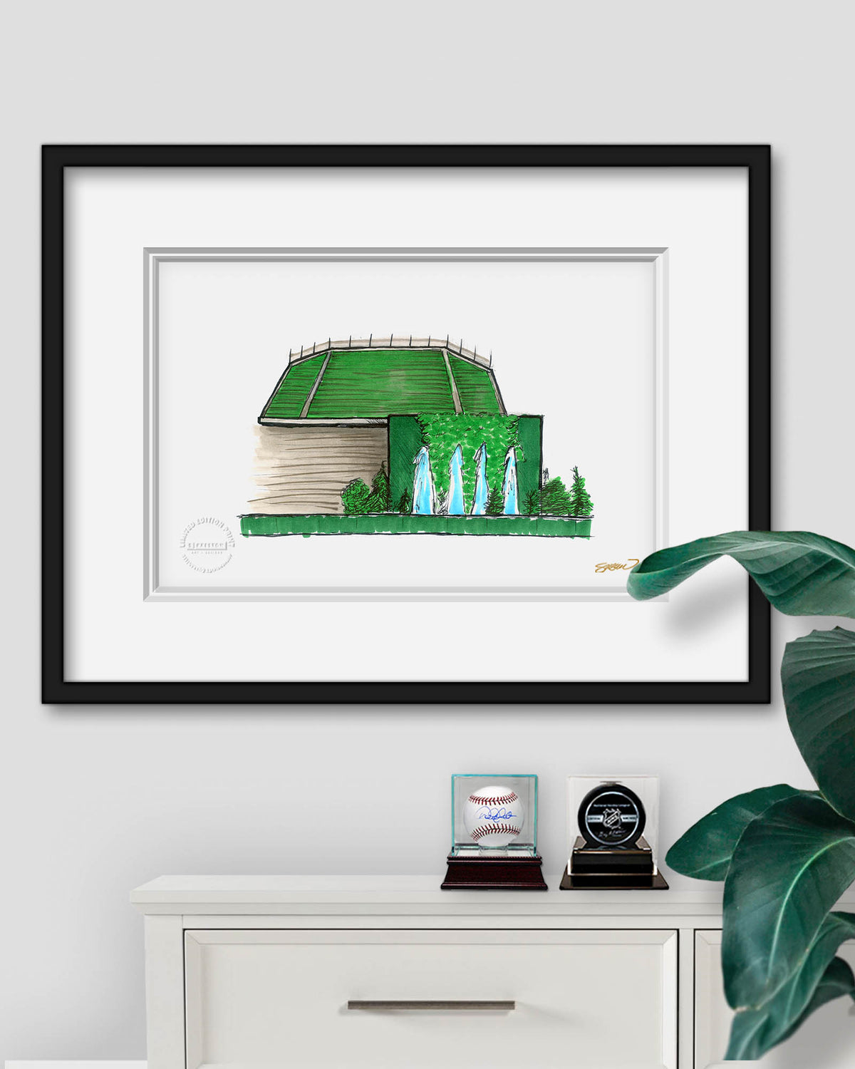 Coors Field Ink Sketch Limited Edition Fine Art Print