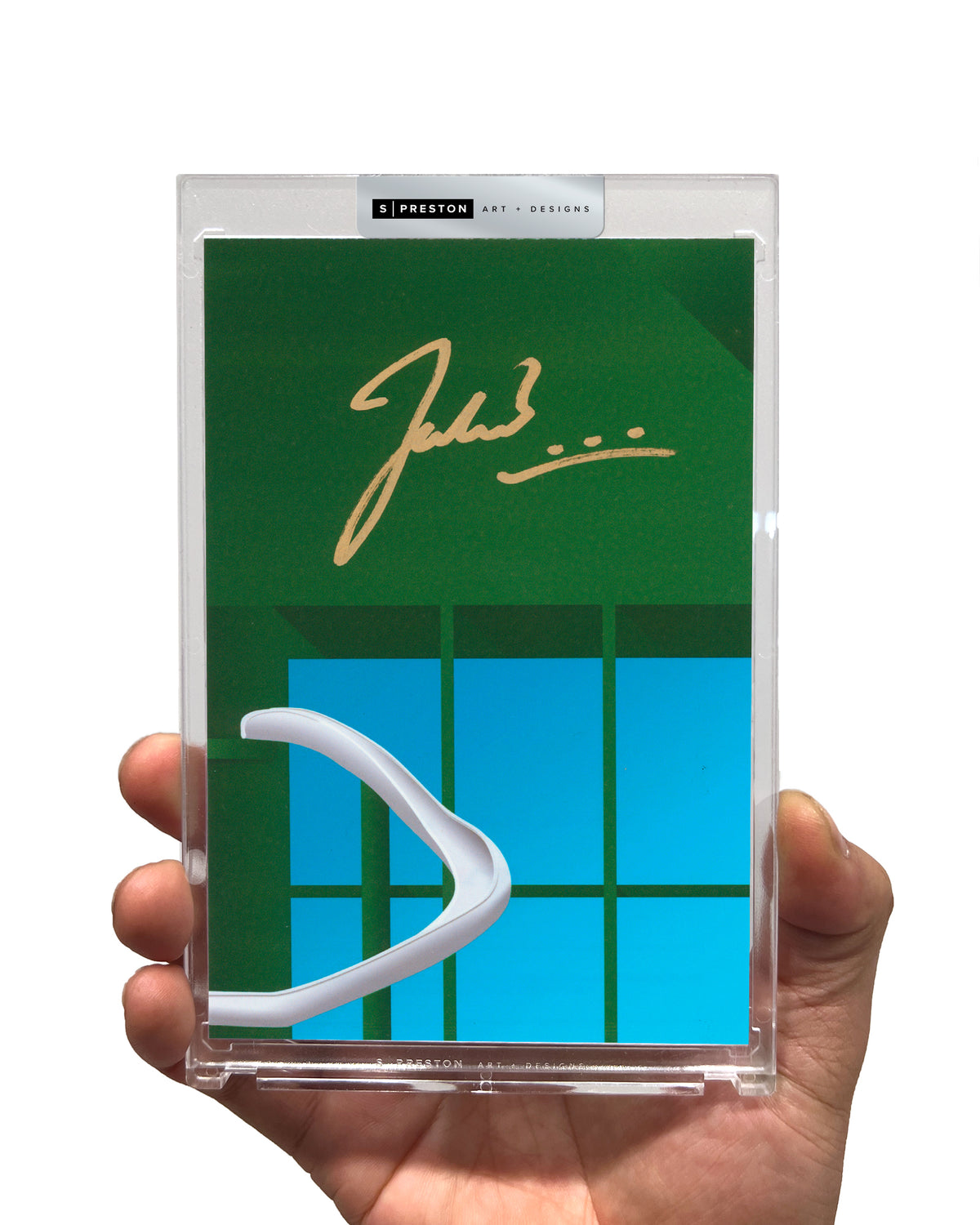 Minimalist American Family Stadium - Jacob Misiorowski Autograph Art Slab - Authenticated