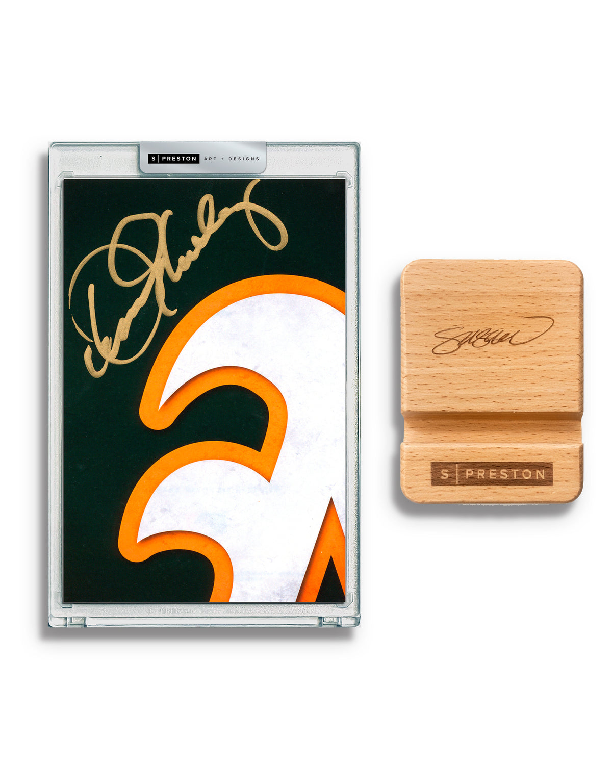 Minimalist Athletics Logo -Dennis Eckersley Autograph Slab - Authenticated