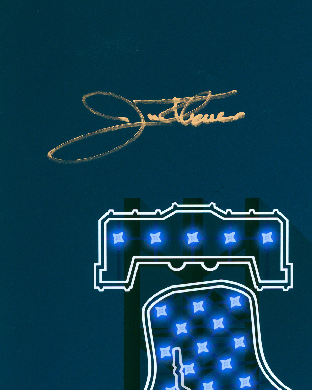 Minimalist Citizens Bank Park - Jim Thome Autographed -  Authenticated