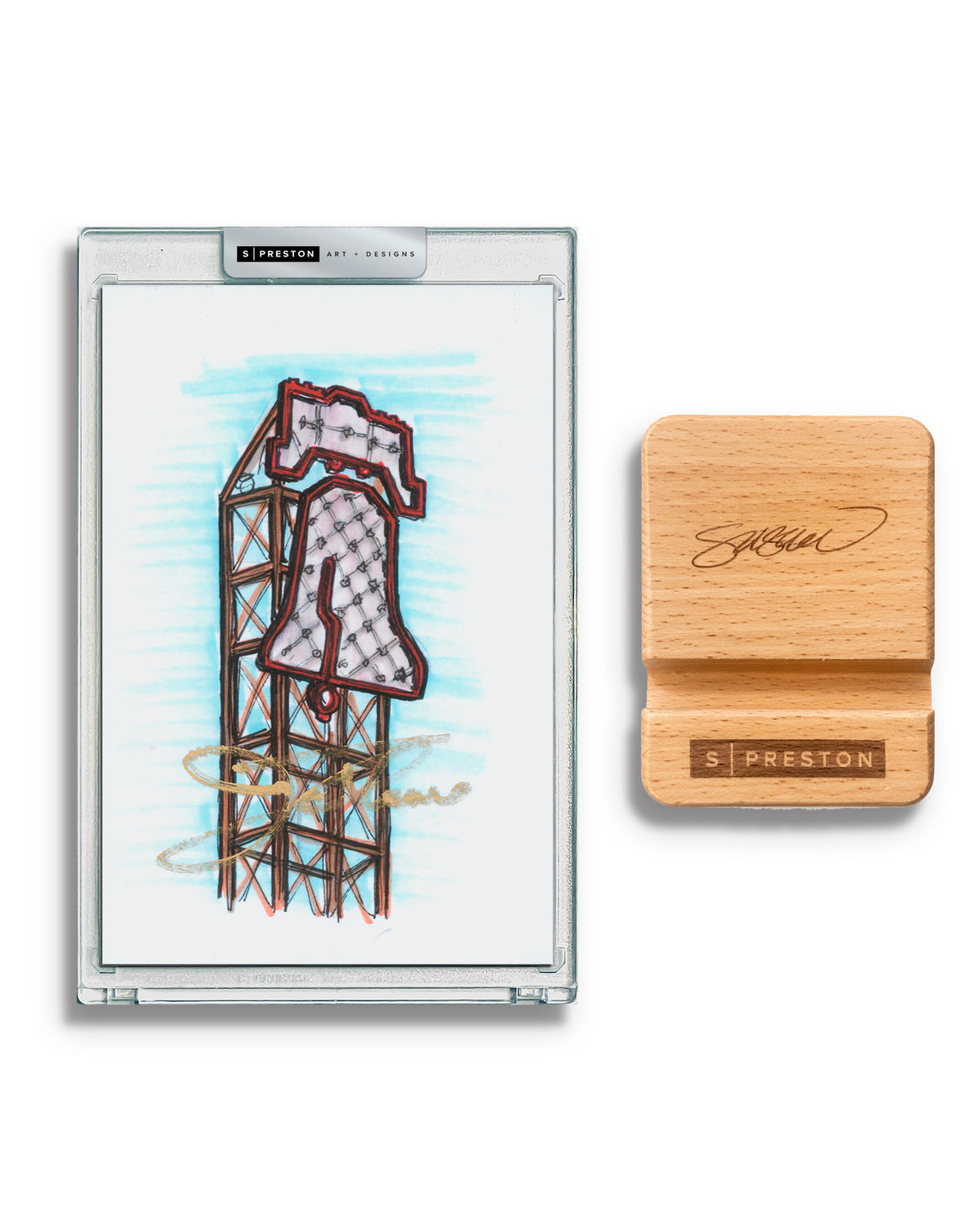 Citizens Bank Park Sketch - Jim Thome Autograph Slab - Authenticated