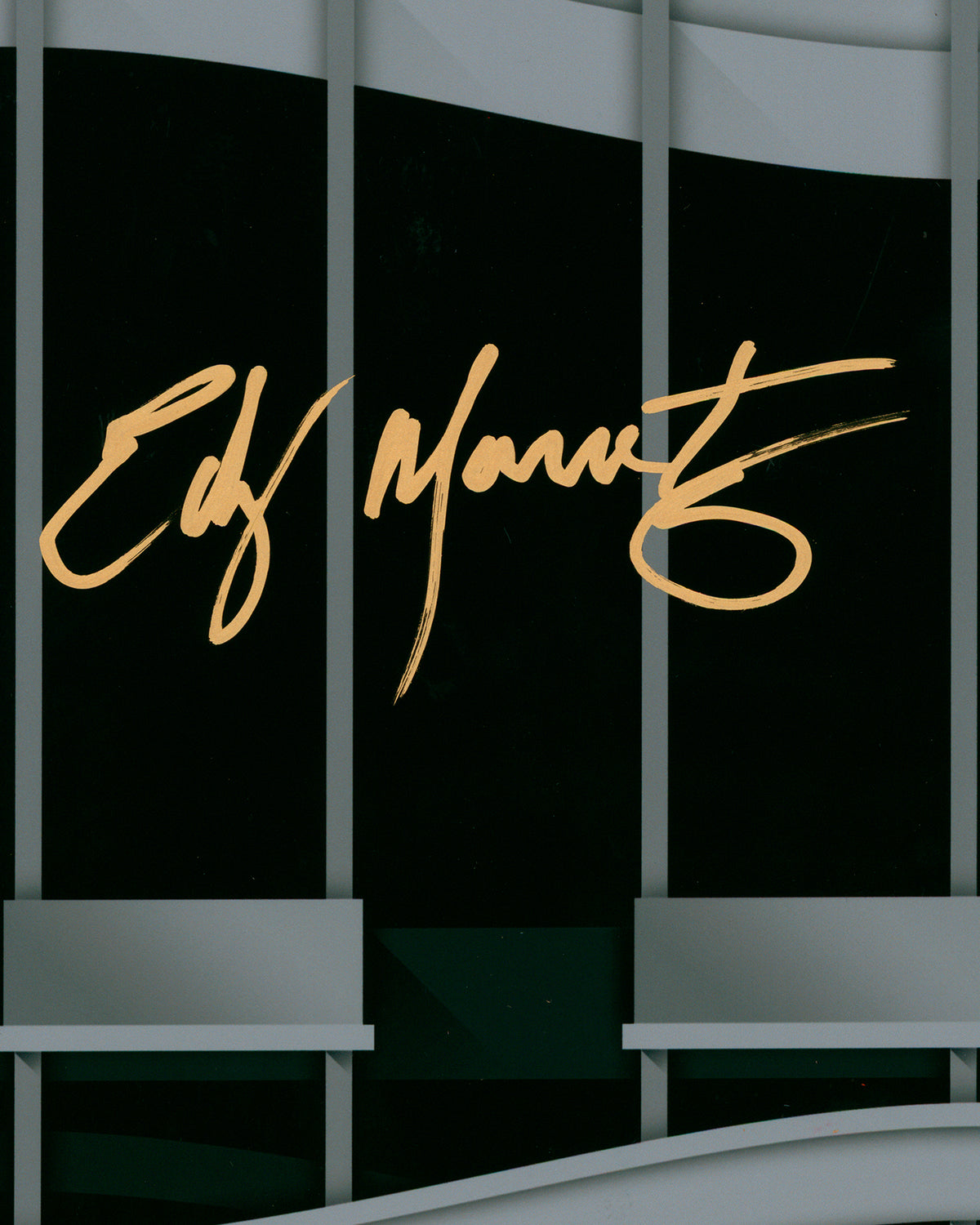 Minimalist Kingdom - Edgar Martinez Autographed Poster Print - Authenticated