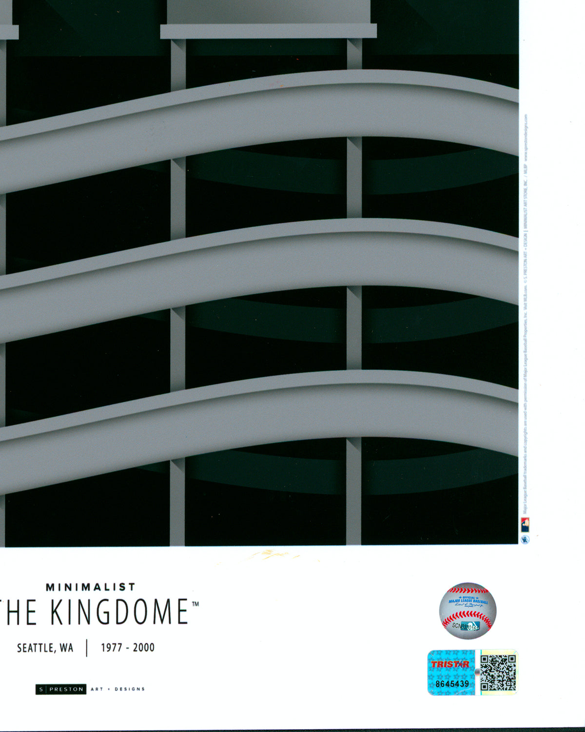 Minimalist Kingdom - Edgar Martinez Autographed Poster Print - Authenticated