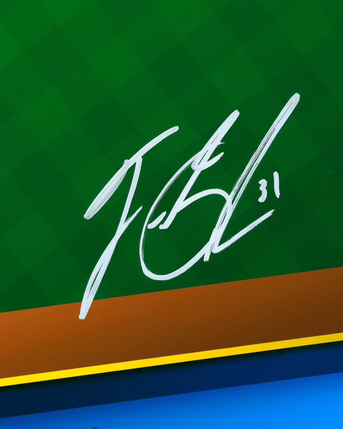 Minimalist Tropicana Field - Tyler Glasnow Autographed - Authenticated
