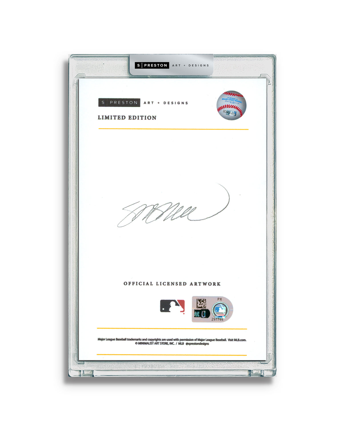 2025 MLB Tokyo Series Sketch - Kiké Hernandez Autograph Slab - Authenticated
