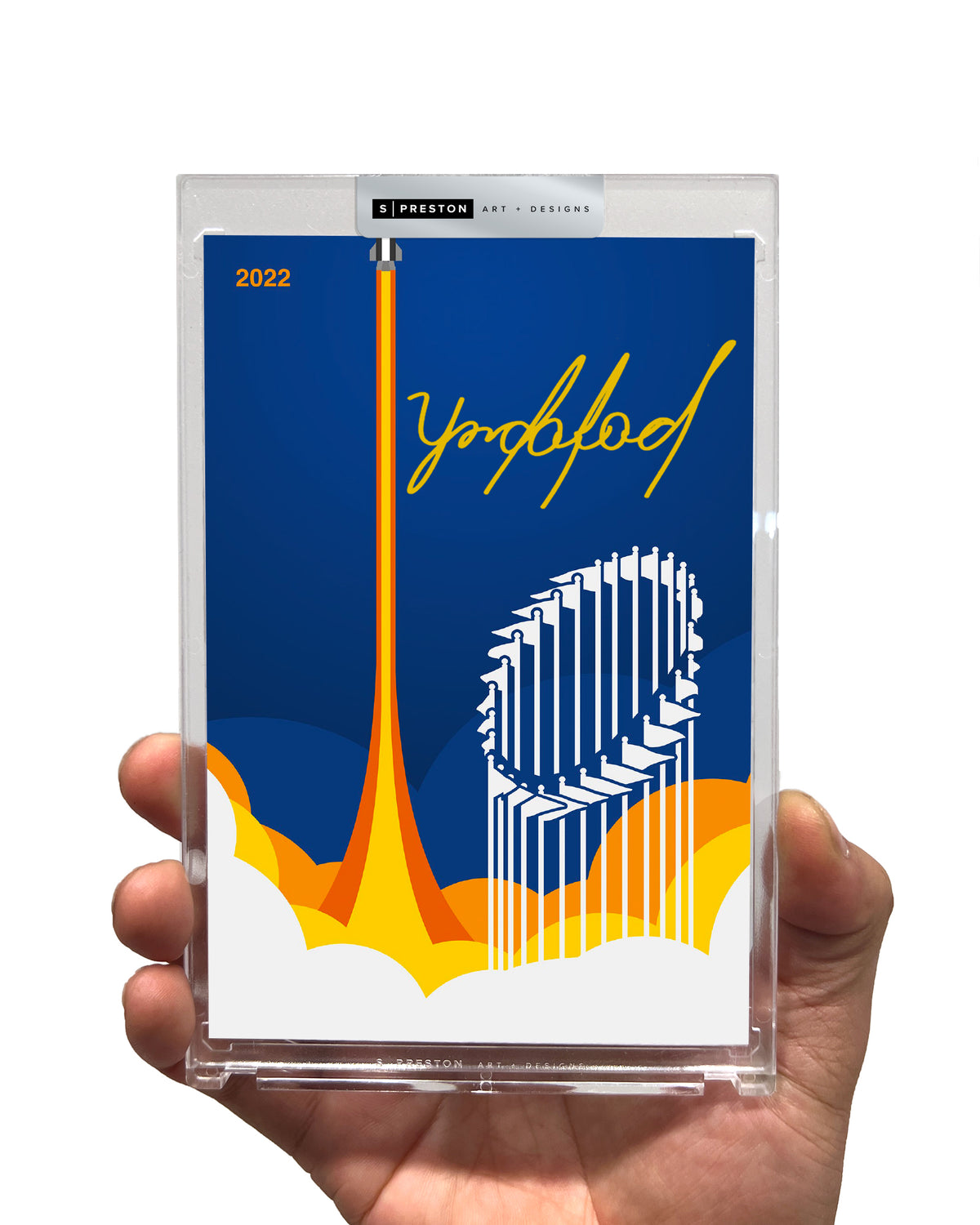 Minimalist World Series 2022 - Yordan Alvarez Autographed - Authenticated