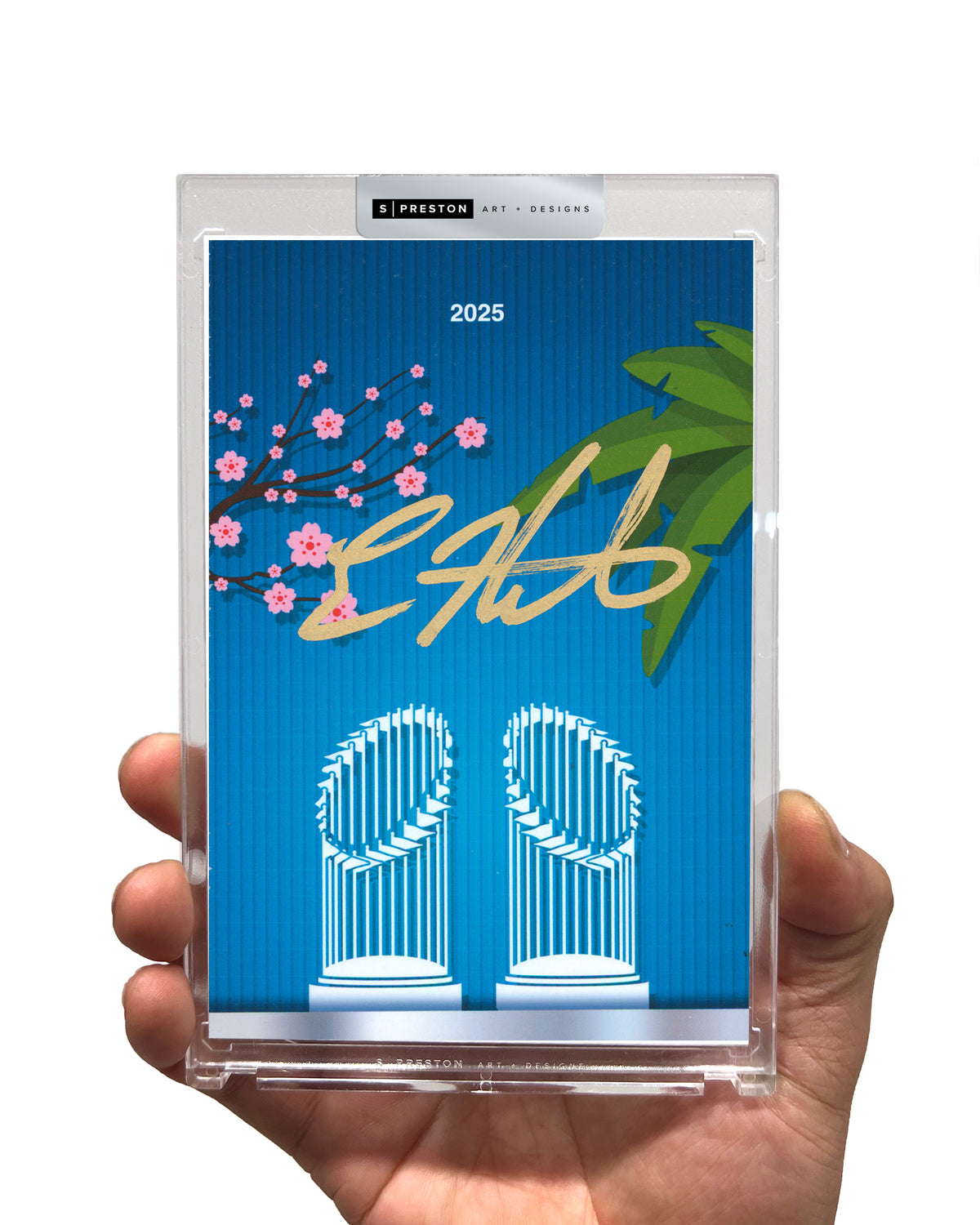 Minimalist World Series 2025 - Kiké Hernandez Autograph Slab - Authenticated