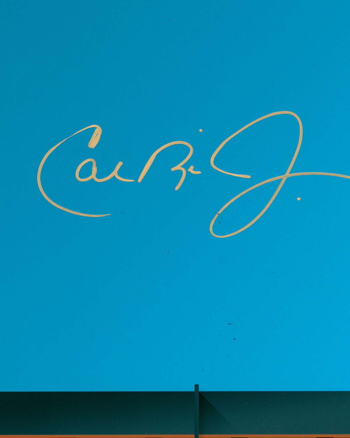 Minimalist Camden Yards - Cal Ripken Jr. Autographed - Poster Print - MLB Authenticated