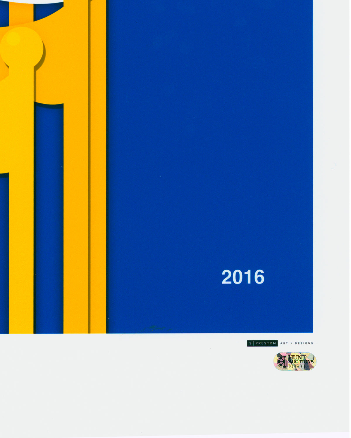Minimalist 2016 World Champions - Kyle Schwarber Autographed - Poster Print - Authenticated