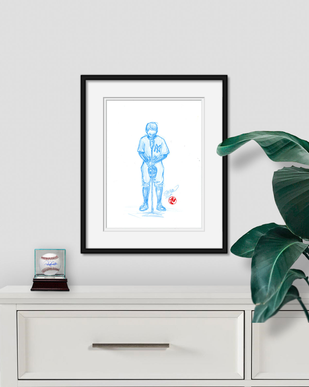 Remembering Lou Gehrig Original Art