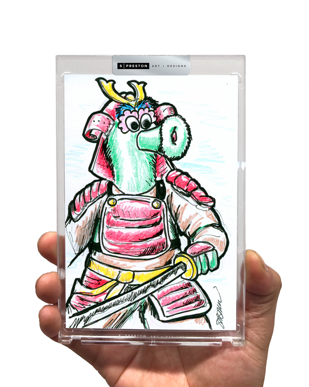 Original Art Sketch Slab - Phanatic Samarai