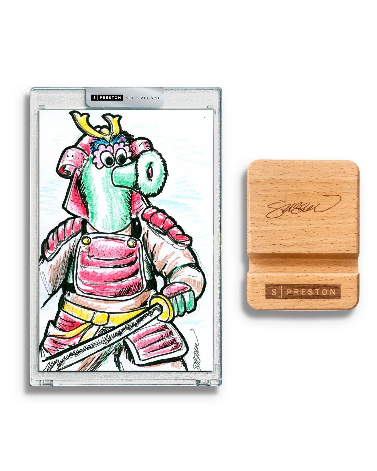 Original Art Sketch Slab - Phanatic Samarai